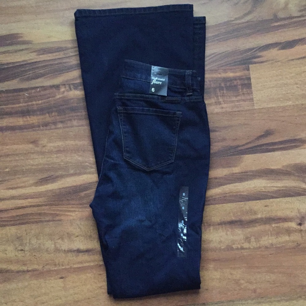 NY&Co high waist flare jeans